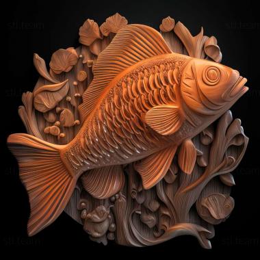 3D model Shukin fish (STL)